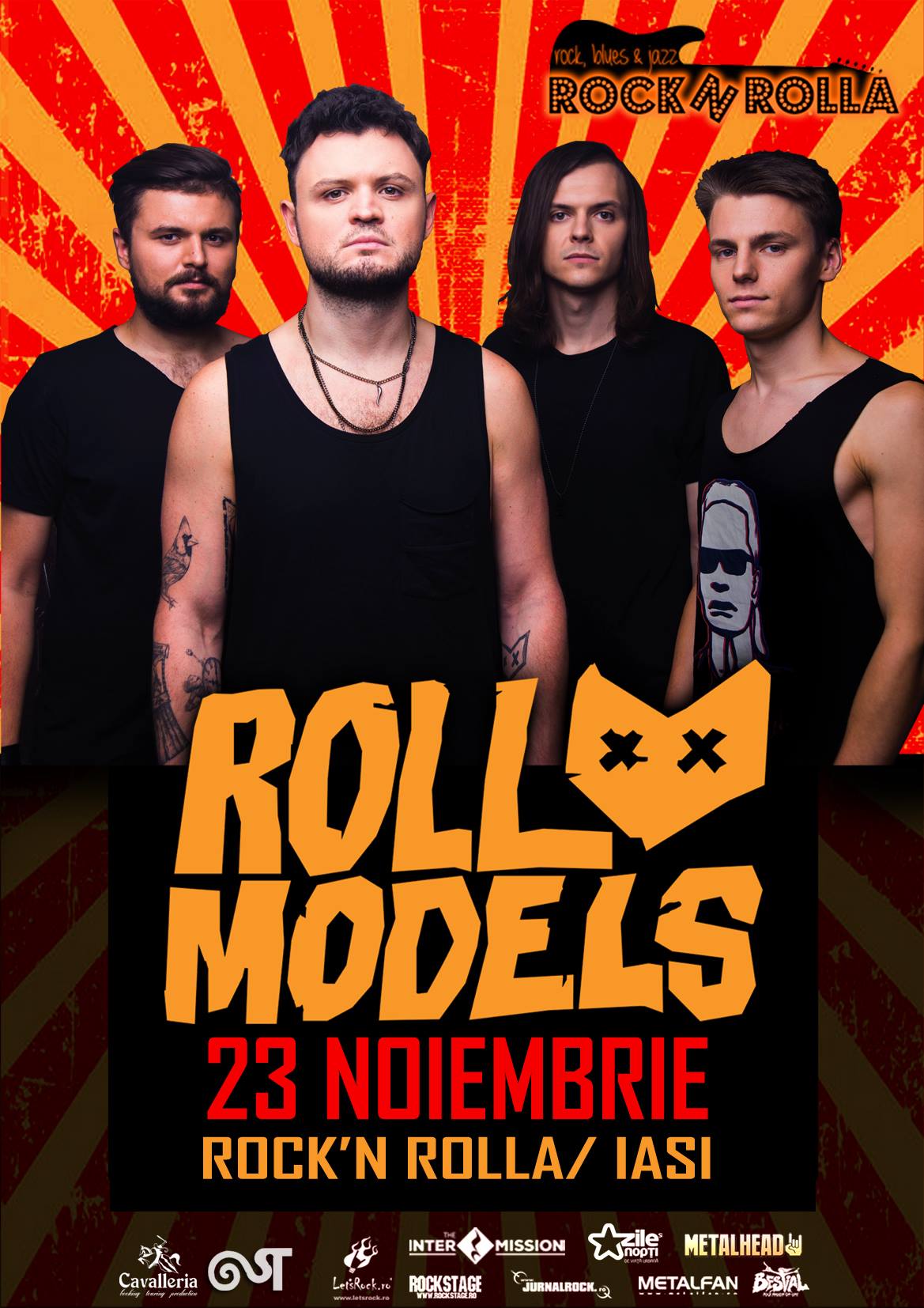 Concert Roll Models în club Rocknrolla, Iași