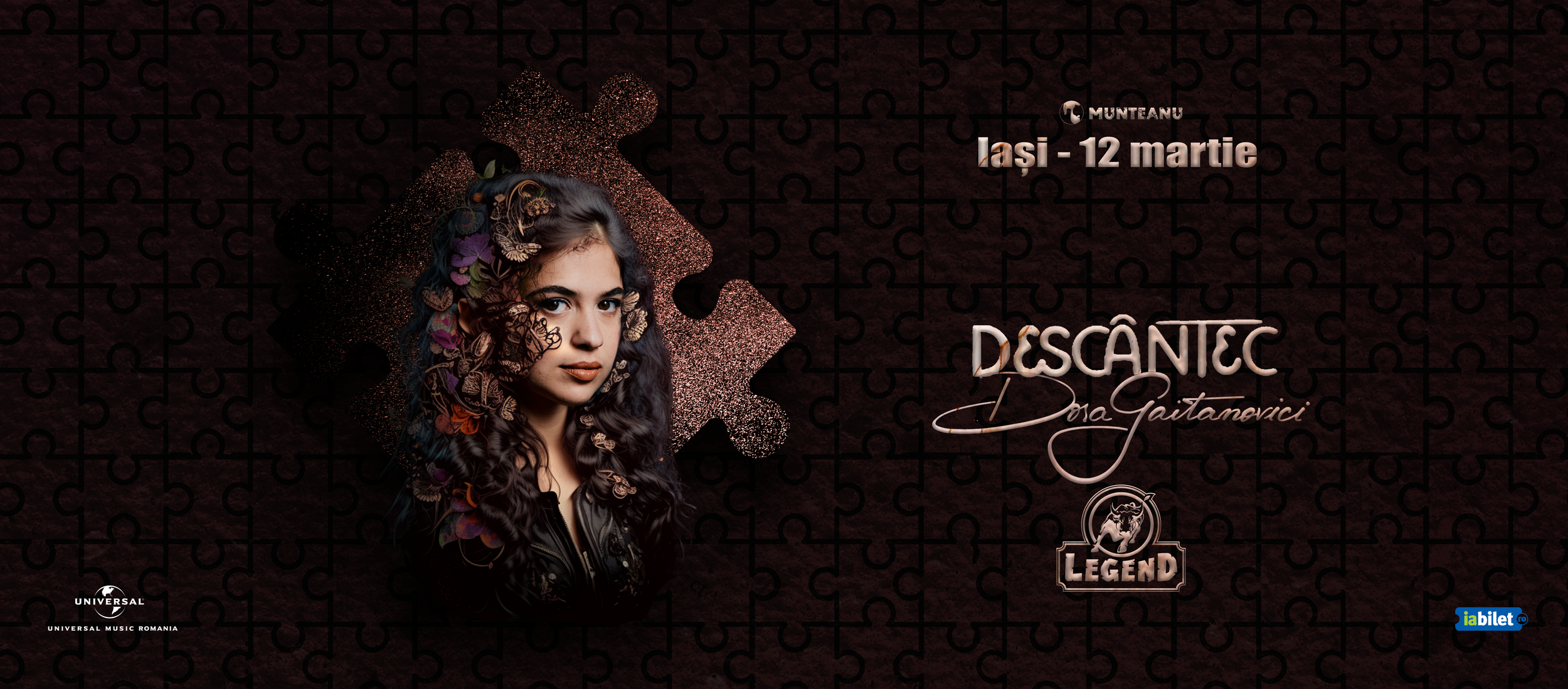 Concert Dora Gaitanovici în Legend Pub, Iași – Lansare album „Descântec”