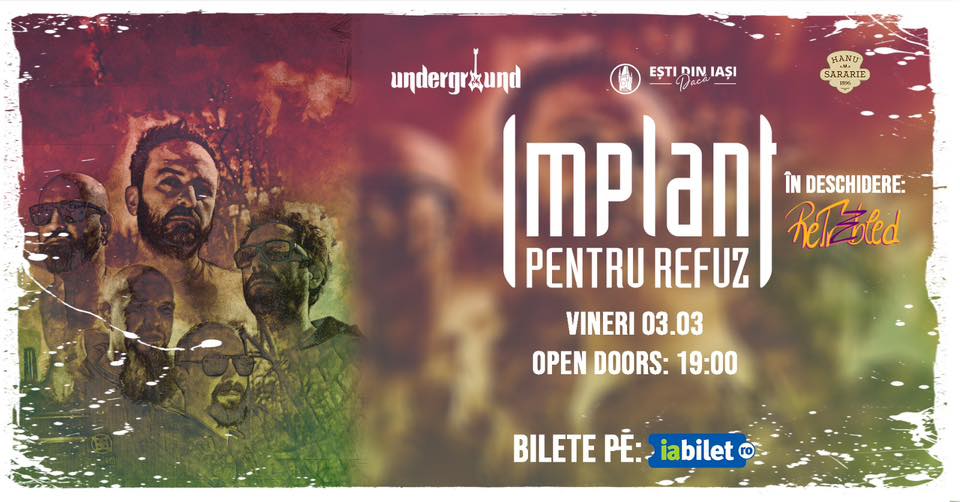 Concert Implant Pentru Refuz & ReTrebled în Underground Pub din Iași
